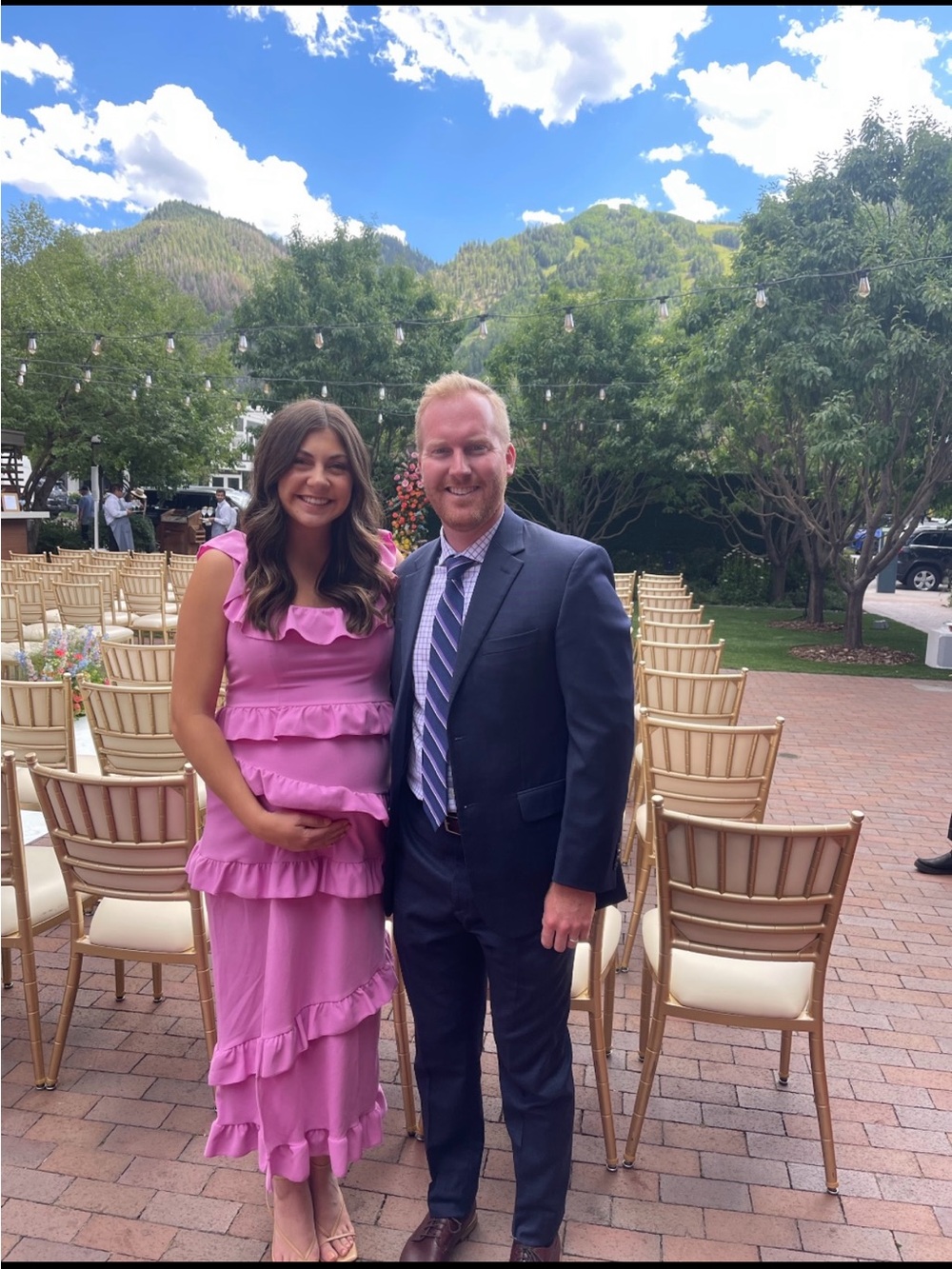 Show Me Your MuMu Pink Ruffle Maxi Dress